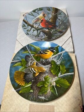 Knowles Birds Collector Plates
Original boxes
Cardinals & Orioles